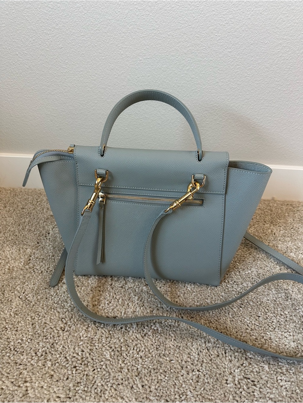 Celine Micro Belt Bag – Light Blue / Blue Gray - Picture 4 of 14
